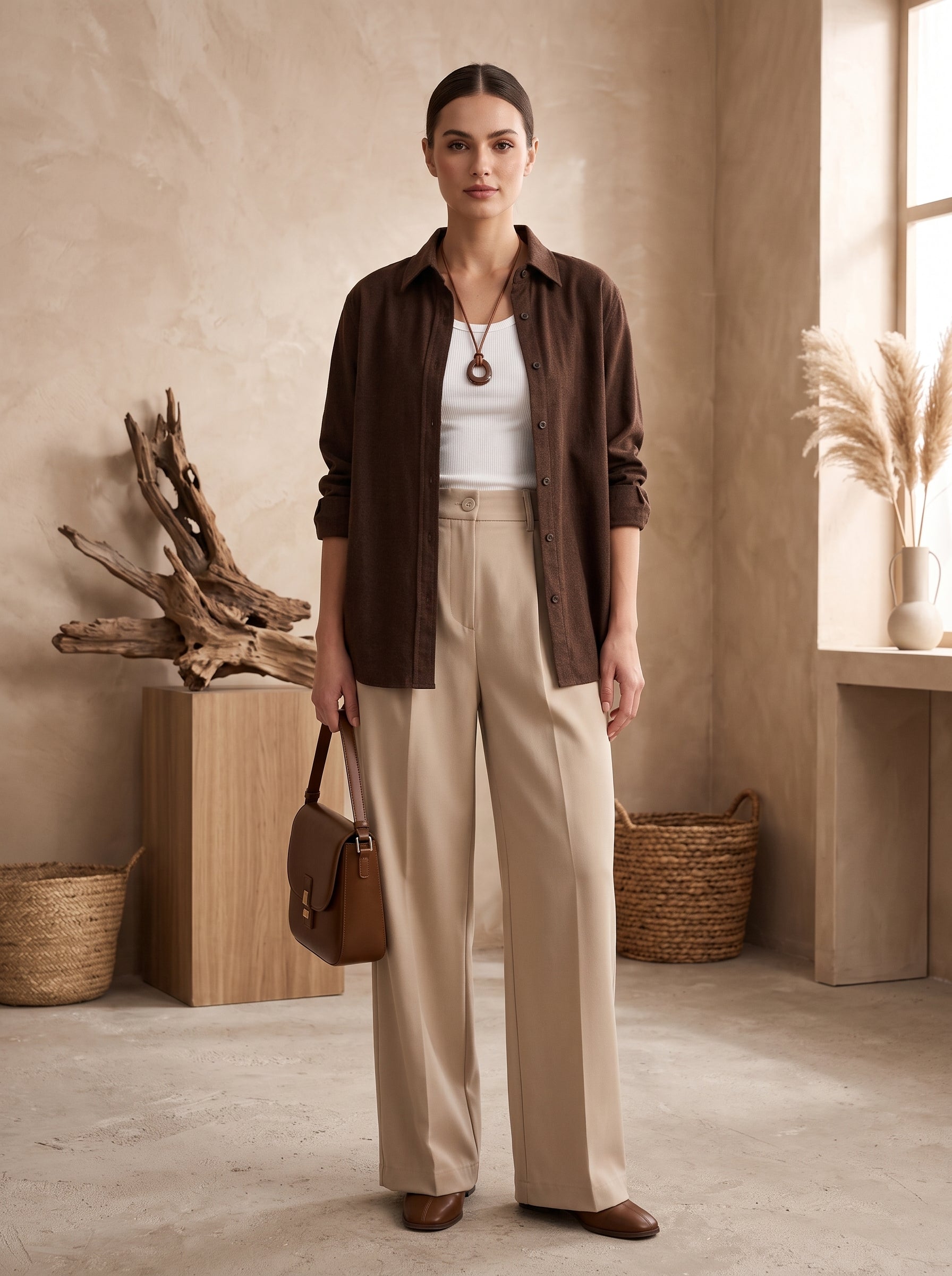 Upperwear, Inner Top With Formal Pants