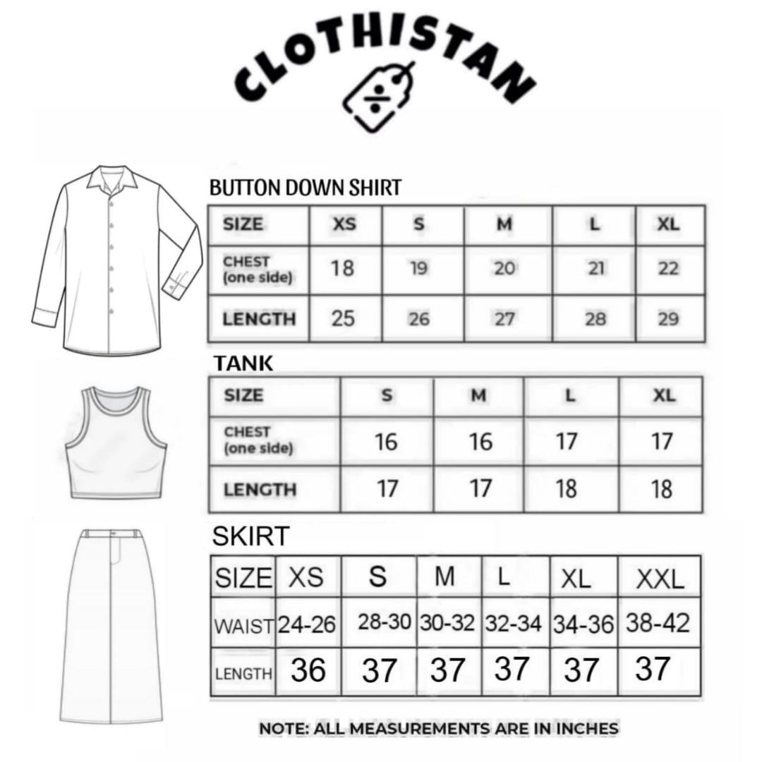 Button Down Shirt, White Tank Top and Lilac Wide Leg Trouser Pack Of Threes