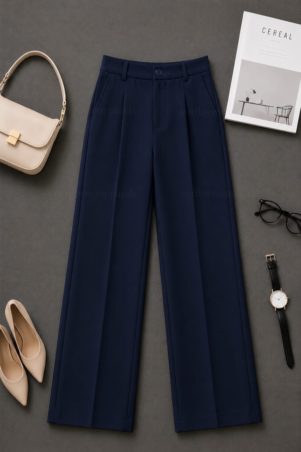 Wide Leg Formal Pants